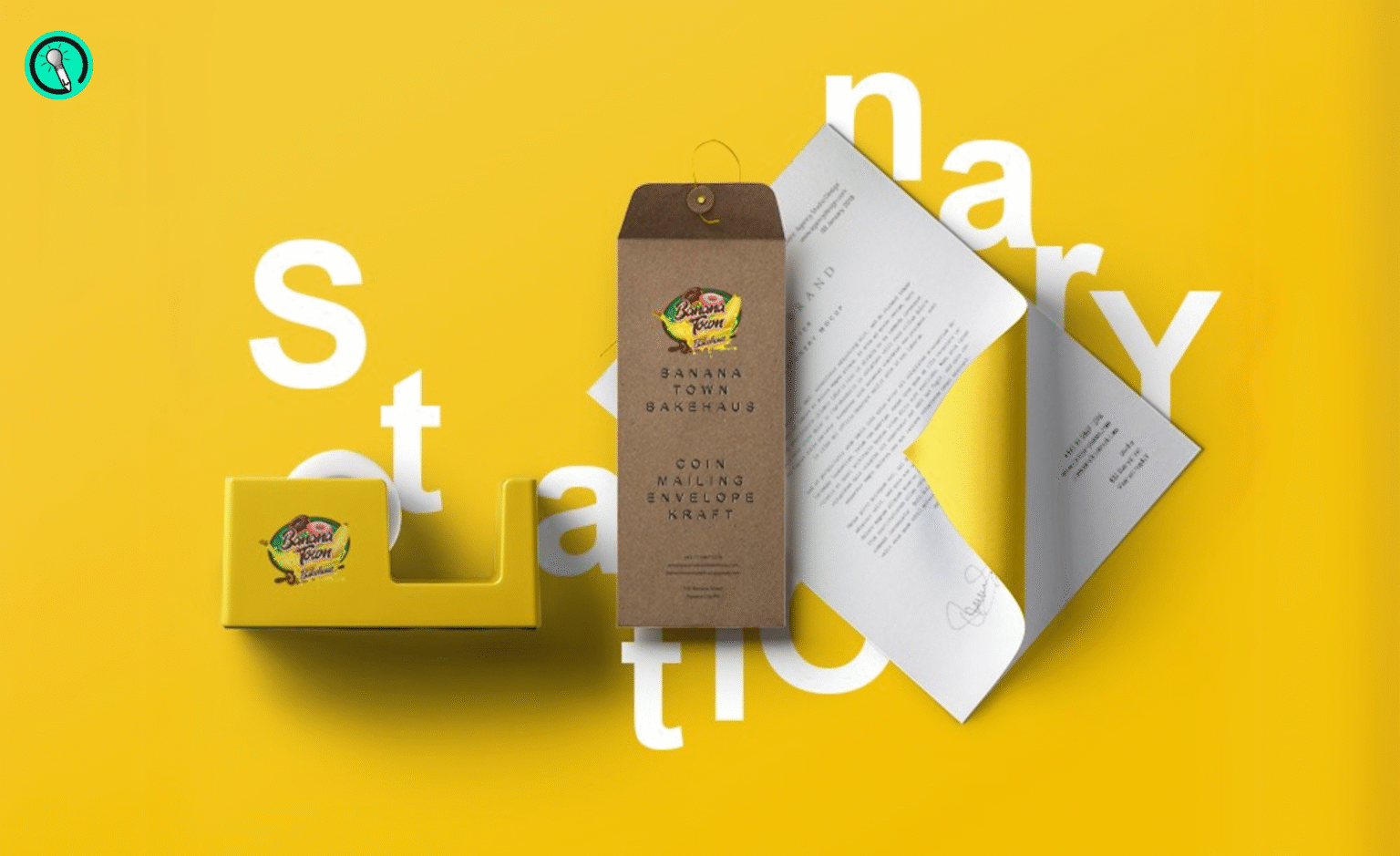 Banana Town Bakeshop - Stationary Design